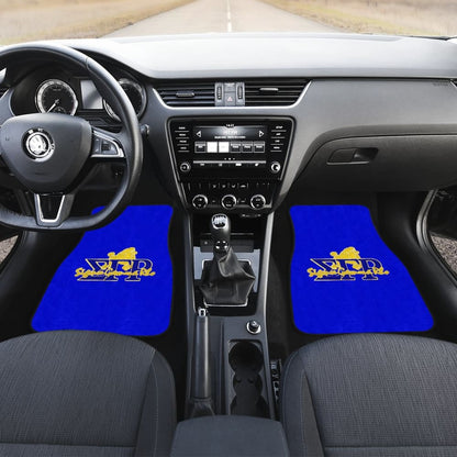 Blue Sigma Gamma Rho Car Floor Mats