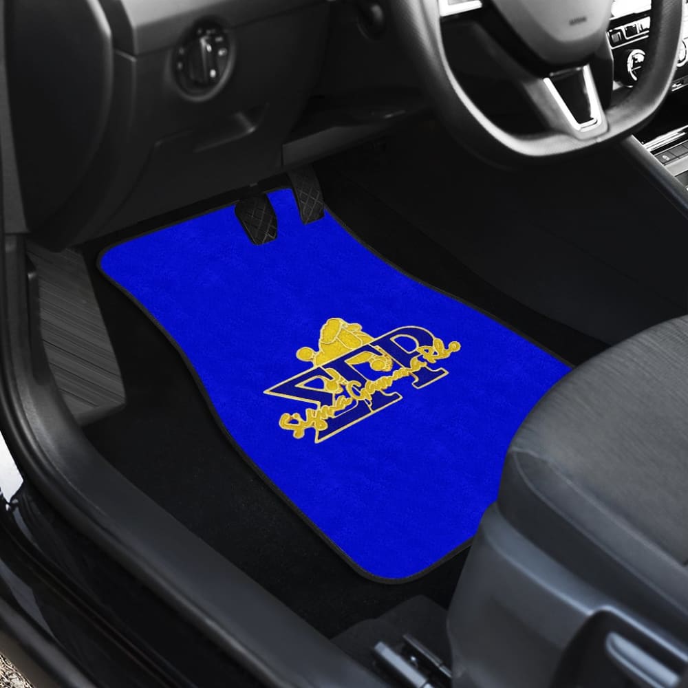 Blue Sigma Gamma Rho Car Floor Mats