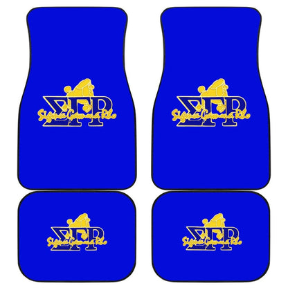 Blue Sigma Gamma Rho Car Floor Mats