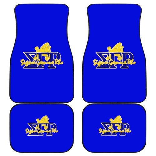 Blue Sigma Gamma Rho Car Floor Mats