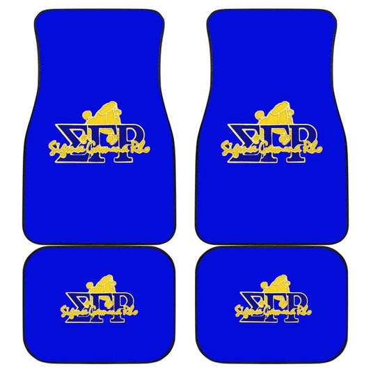 Blue Sigma Gamma Rho Car Floor Mats