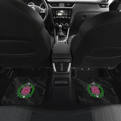 Omega Psi Phi Dark Blue Camo Car Floor Mats