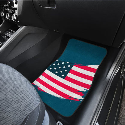 Blue Stars Stripes American Flag Car Floor Mats