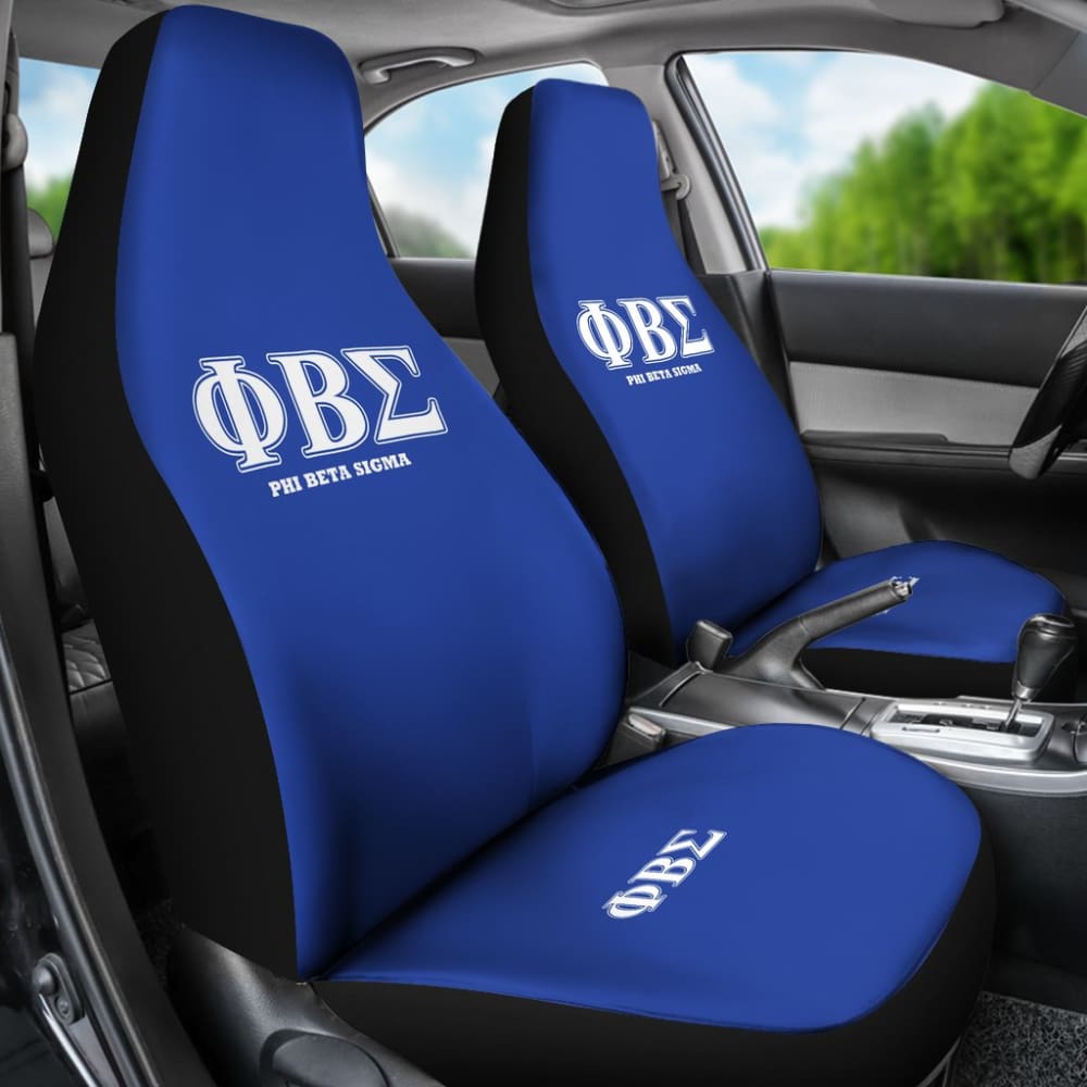African American Phi Beta Sigma Car Seat Covers