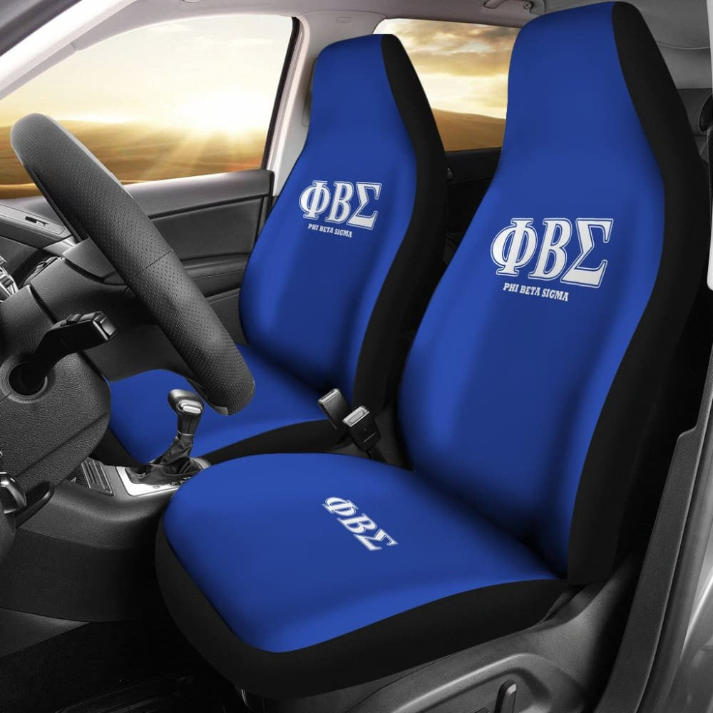 African American Phi Beta Sigma Car Seat Covers