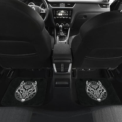 Wolf of Odin Fenrir Vegvisir Symbol Car Floor Mats