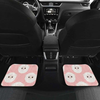 Cute Sheep Pattern Front And Back Car Mats