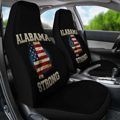 Alabama Strong State Flag Car Seat Covers
