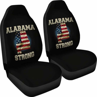 Alabama Strong State Flag Car Seat Covers