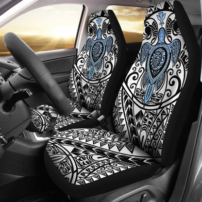 Amazing Kanaka Maoli Hawaiian Polynesian Tattoo Turtle Car Seat Covers