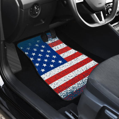 Classic Patriotic American Flag Car Floor Mats