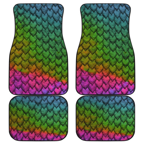 Dragons Colorful Skin Car Floor Mats