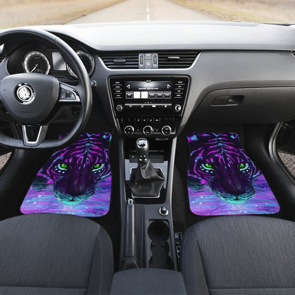 Digital Magical River Tiger Face Car Floor Mats