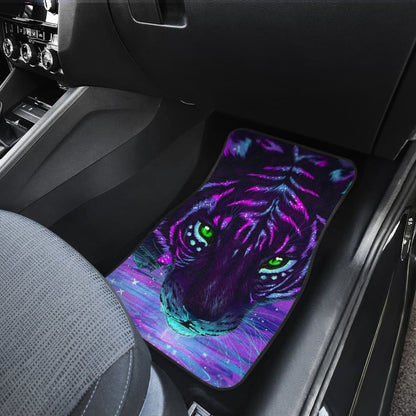 Digital Magical River Tiger Face Car Floor Mats