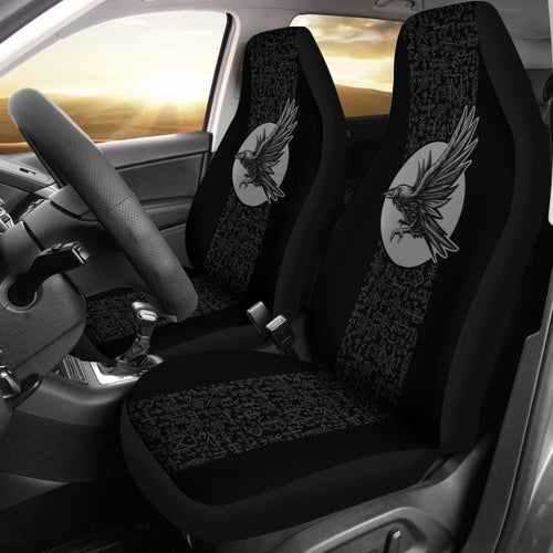 Raven Viking Odin Rune Symbols Amazing Gift Ideas Car Seat Covers