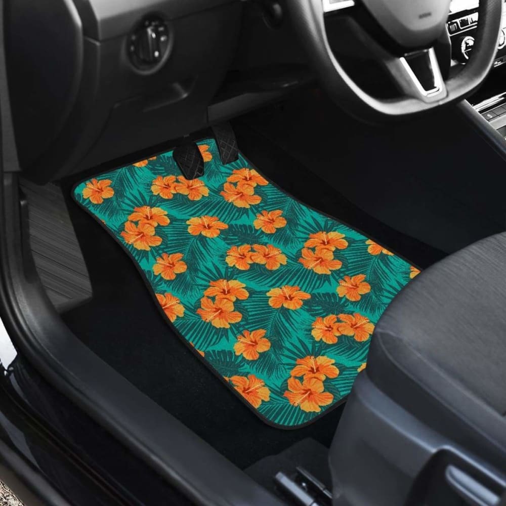 Pattern Flower Tropical Car Floor Mats Amazing Gift