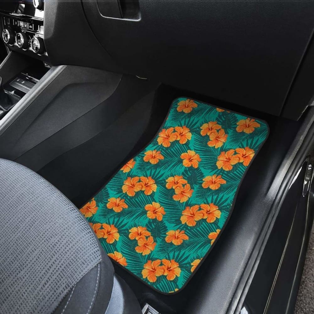 Pattern Flower Tropical Car Floor Mats Amazing Gift