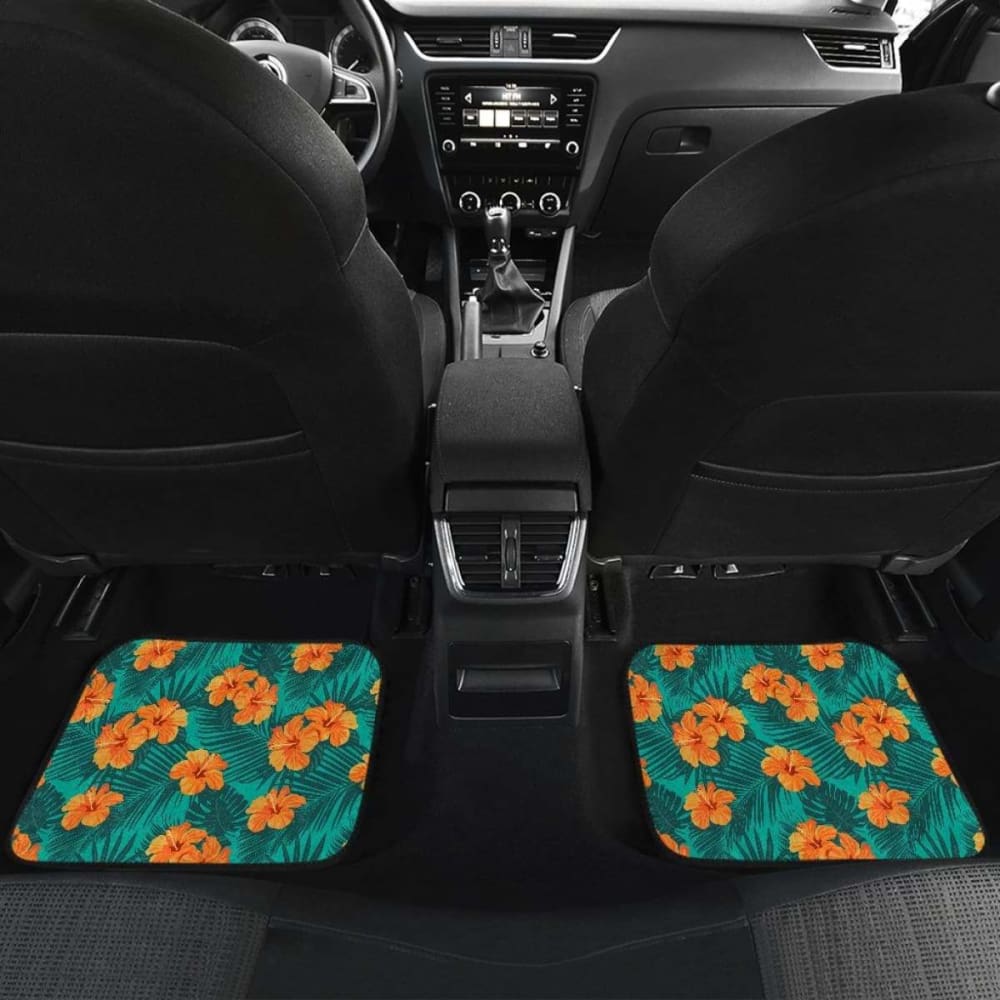 Pattern Flower Tropical Car Floor Mats Amazing Gift