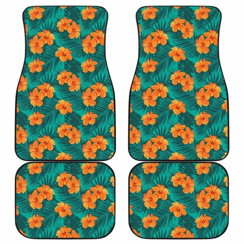 Pattern Flower Tropical Car Floor Mats Amazing Gift