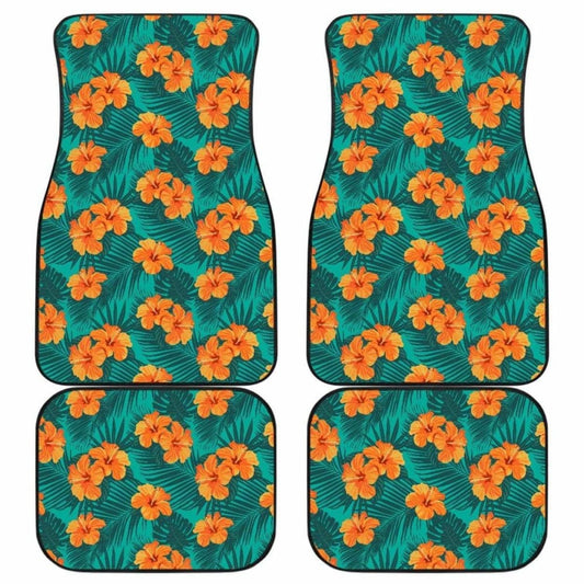 Pattern Flower Tropical Car Floor Mats Amazing Gift