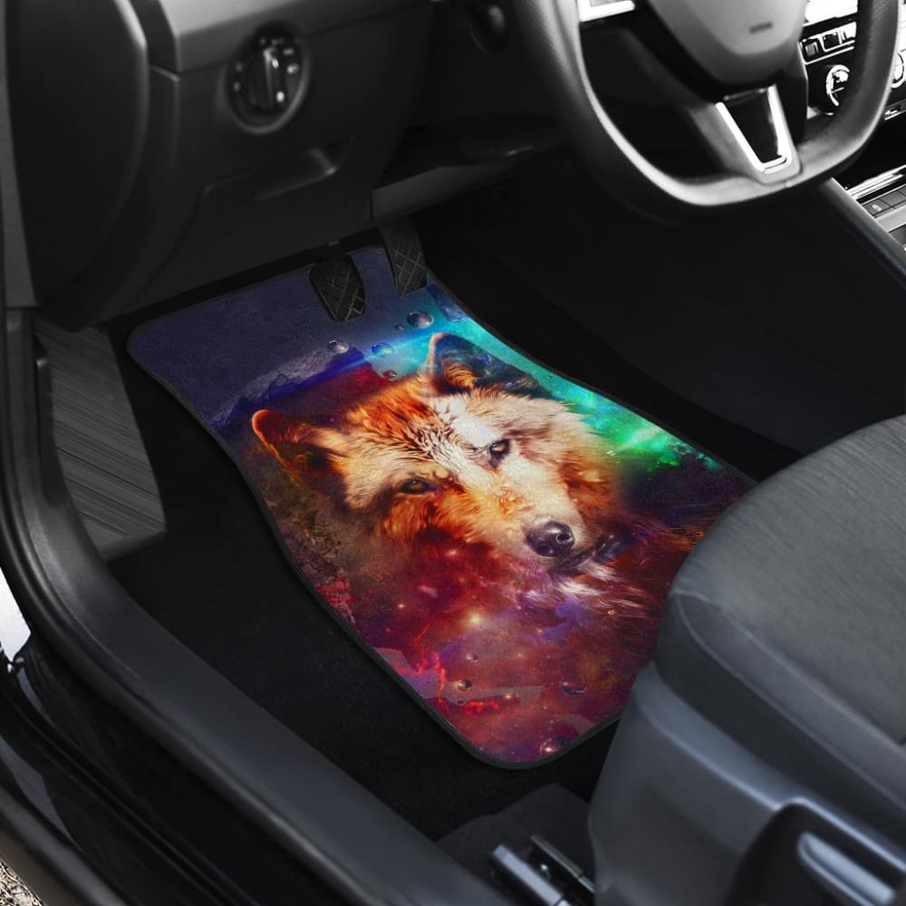 Amazing Gift Ideas Wolf Galaxy Car Floor Mats