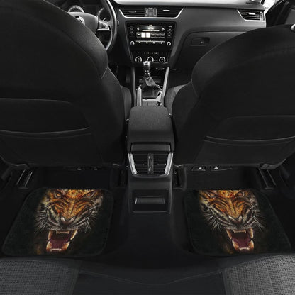 Angry Tiger Roar Car Floor Mats