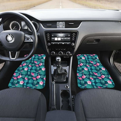 Pattern Flower Tropical Summer Car Floor Mats