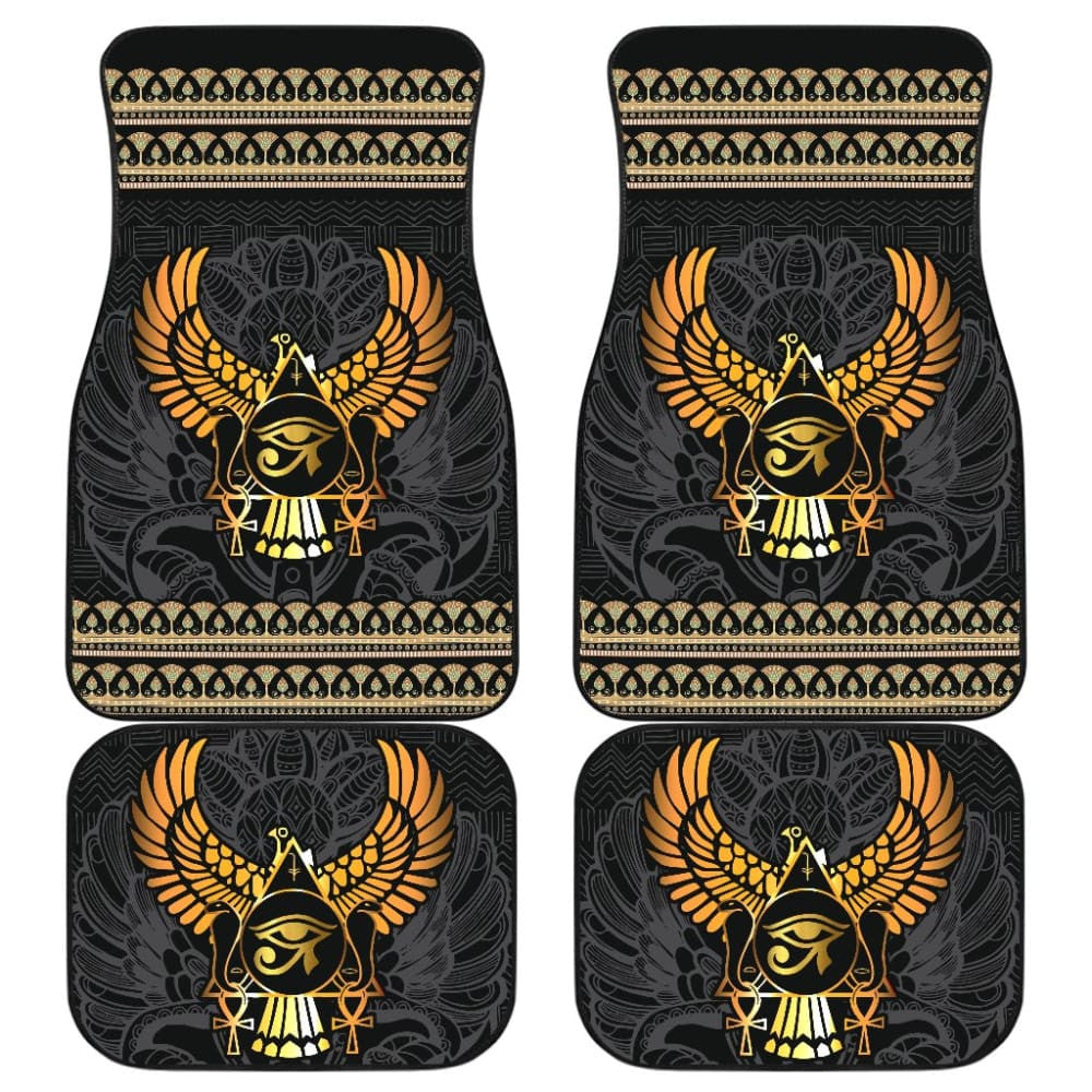 Amazing Ancient Egyptian Wings Eyes Of Horus Car Floor Mats