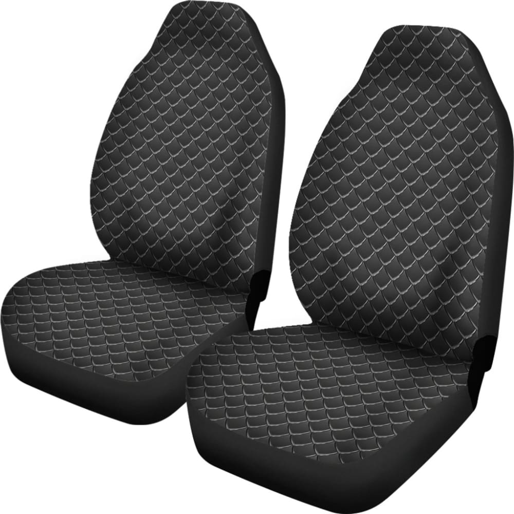 Dark Dragon Skin Scale Car Seat Covers