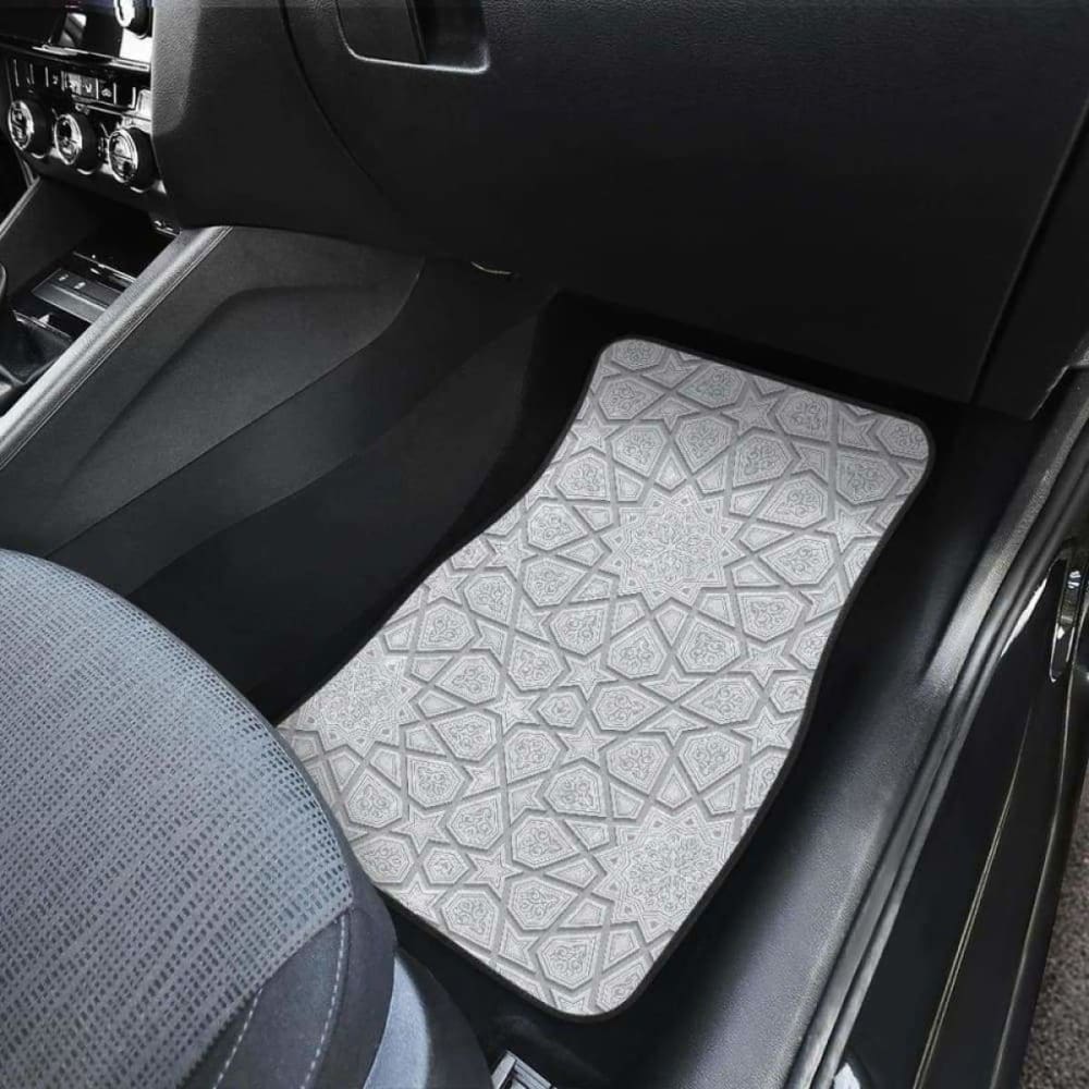Arabic Star Pattern Front And Back Car Mats