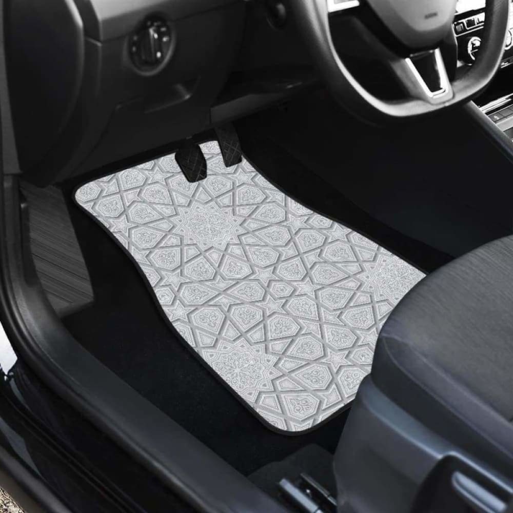 Arabic Star Pattern Front And Back Car Mats