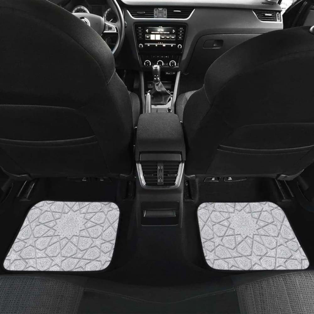 Arabic Star Pattern Front And Back Car Mats