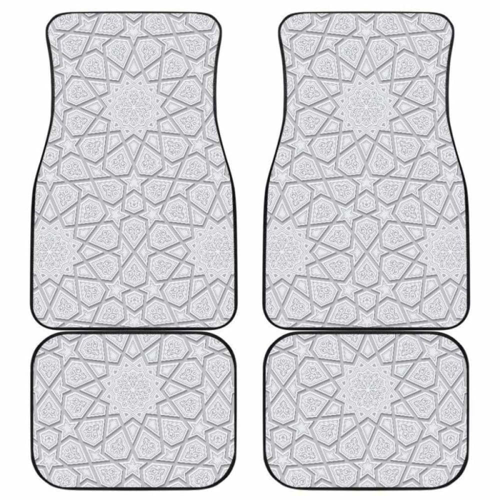 Arabic Star Pattern Front And Back Car Mats