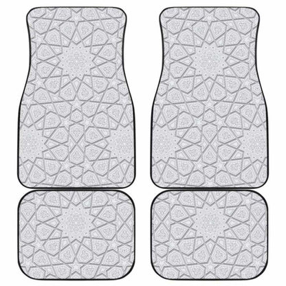 Arabic Star Pattern Front And Back Car Mats