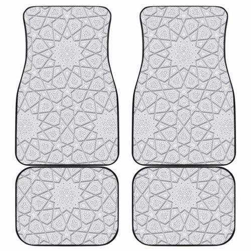 Arabic Star Pattern Front And Back Car Mats
