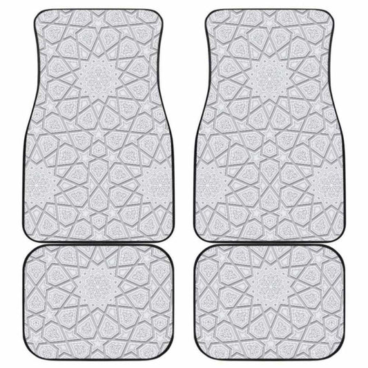 Arabic Star Pattern Front And Back Car Mats