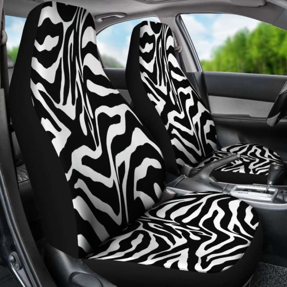 Zebra Print Car Seat Covers