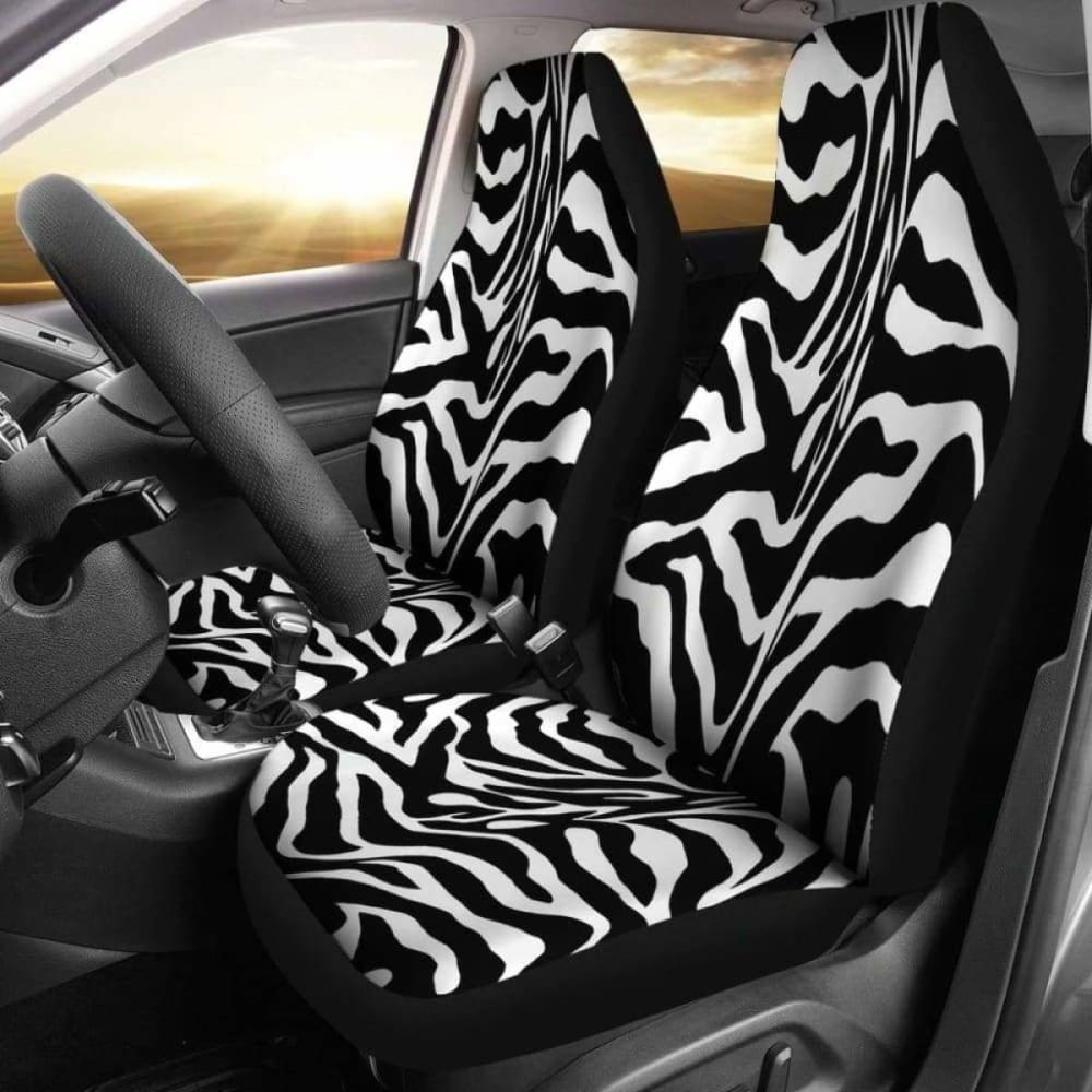 Zebra Print Car Seat Covers