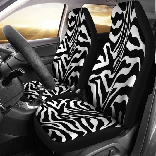 Zebra Print Car Seat Covers