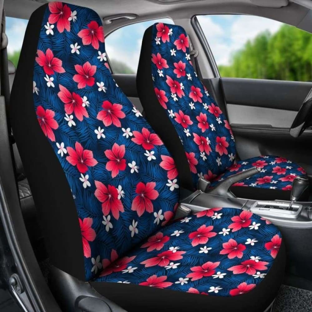 Tropical Flowers Car Seat Covers