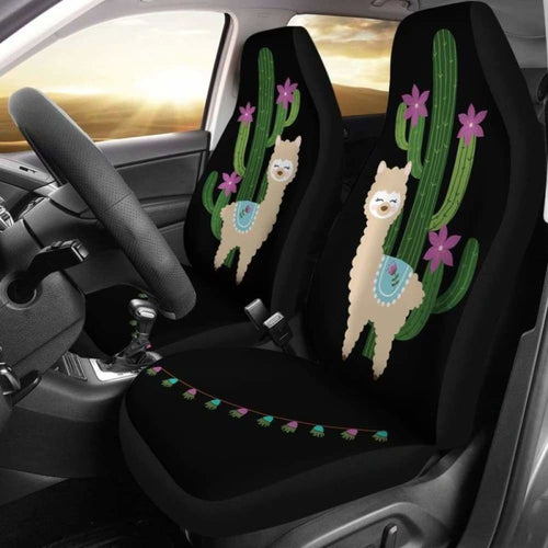 Young Brown Alpaca Car Seat Covers