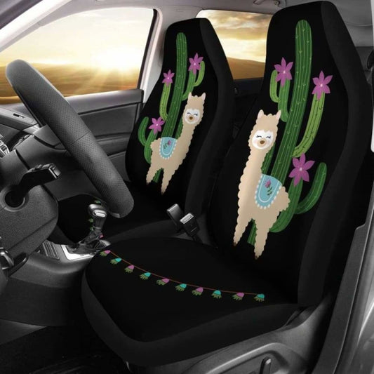 Young Brown Alpaca Car Seat Covers