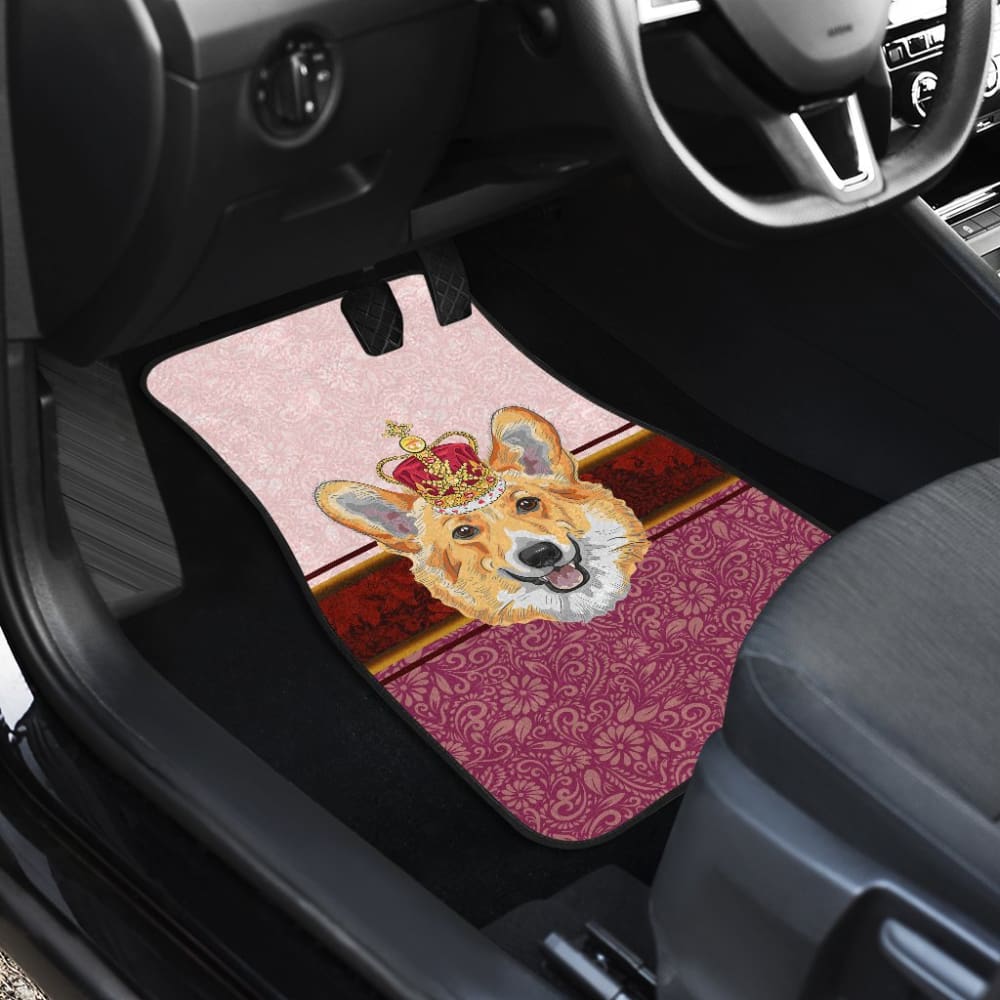 Funny Corgi Dog Design Car Floor Mats