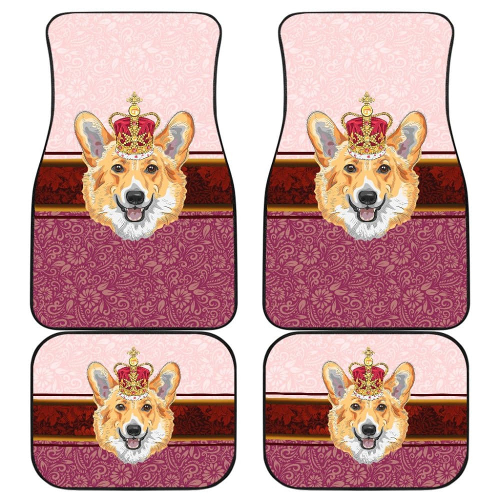 Funny Corgi Dog Design Car Floor Mats