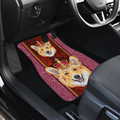 Cute Pembroke Welsh Corgi Dog Print Car Floor Mats