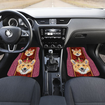 Cute Pembroke Welsh Corgi Dog Print Car Floor Mats