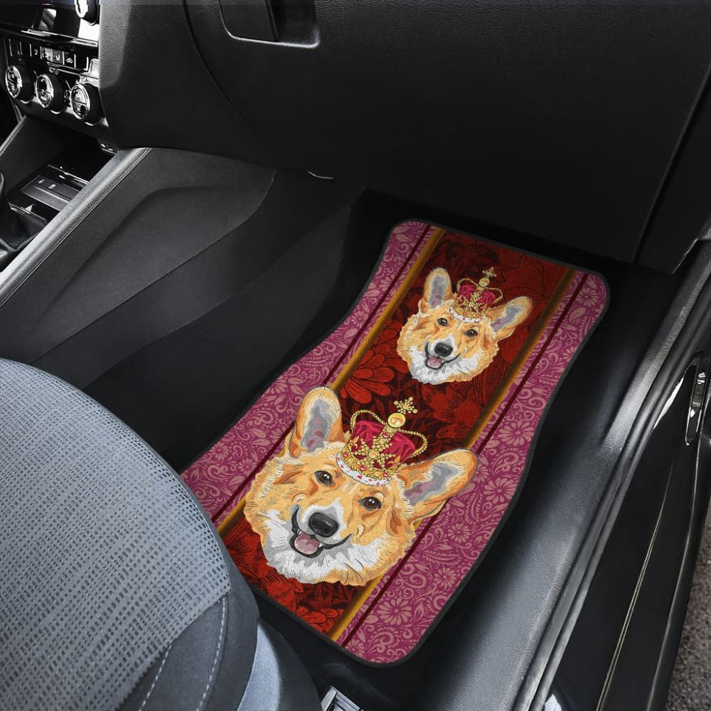 Cute Pembroke Welsh Corgi Dog Print Car Floor Mats