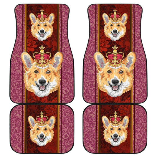 Cute Pembroke Welsh Corgi Dog Print Car Floor Mats
