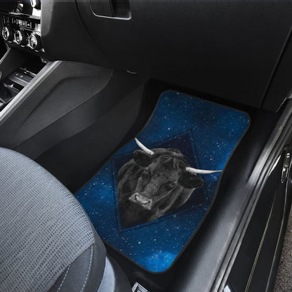 Powerful Bull Galaxy For Bull Cow Lovers Car Floor Mats