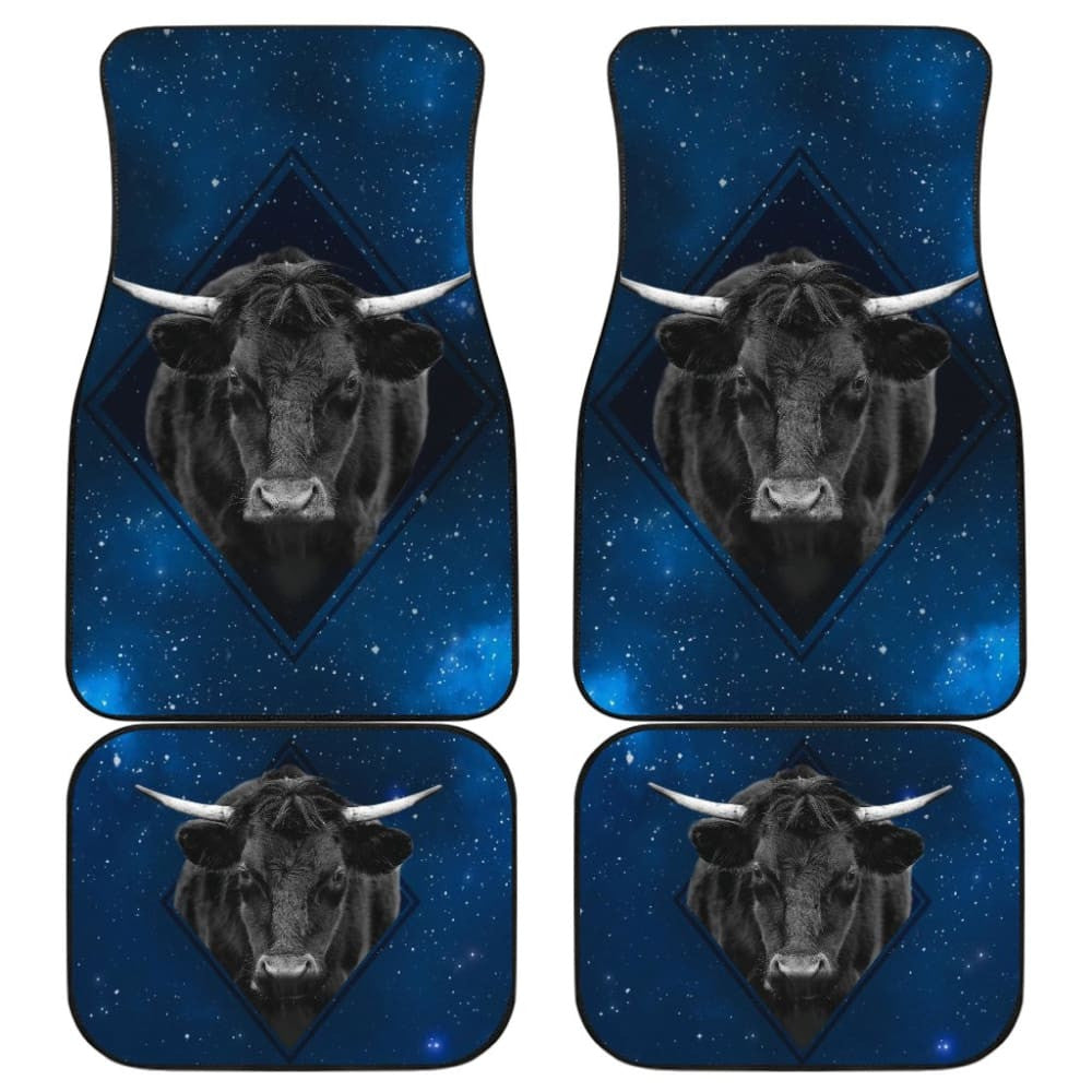 Powerful Bull Galaxy For Bull Cow Lovers Car Floor Mats